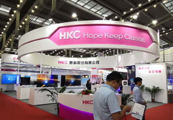 展覽設(shè)計(jì)案例：第七屆中國電子信息博覽會(huì)惠科展位